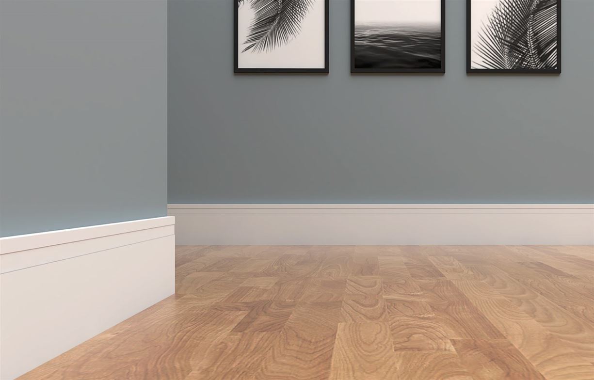 ZOCALO MODERN DE PVC : BLANCO 0331.1